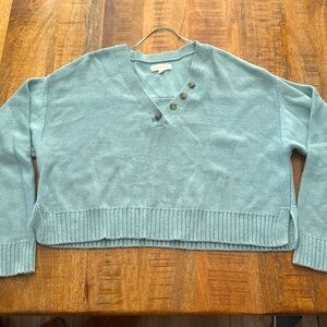 Sage green sweater, size medium